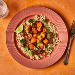 Brazilian-style Black Beans With Zesty Lime Butternut Squash