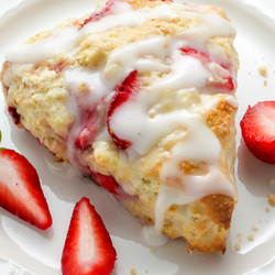 Strawberries And Cream Scones
