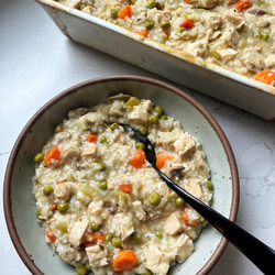 Chicken Pot Pie Casserole (dairy-free)