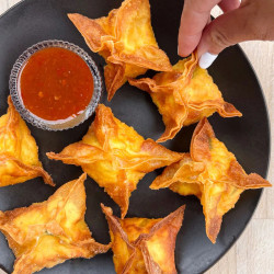 Crab Rangoon Recipe (crispy Crab &amp; Cream Cheese Wontons)