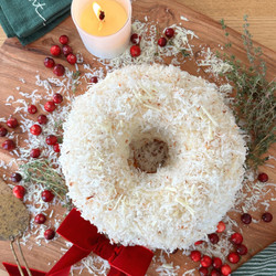Copycat Doan’s Bakery White Chocolate Coconut Bundt Cake
