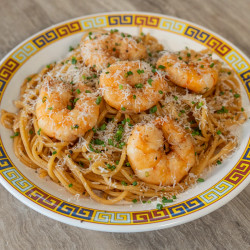 Vietnamese Garlic Shrimp Noodles