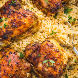 Oven Baked Chicken And Rice