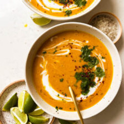Curried Pumpkin Red Lentil Soup