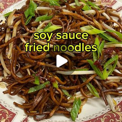 Soy Sauce Fried Noodles (si Yau Chow Mein)