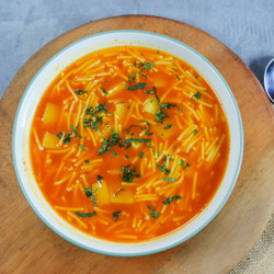 Sopa De Fideo Con Papas - An Easy Mexican Potato Noodle Soup