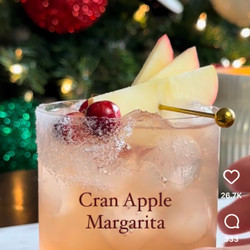 Cranberry Apple Cider Margarita