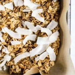 Simple Coconut Chia Granola