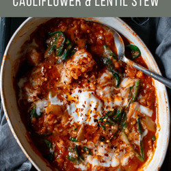 Cauliflower &amp; Lentil Stew