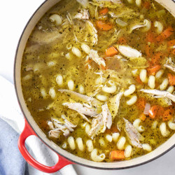 Whole Chicken Noodle Soup From Scratch