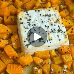 Butternut Squash Feta Pasta