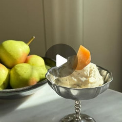 No-churn Earl Grey And Pear Ice Cream