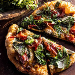 Spicy Honey White Pizza