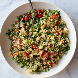 Quinoa Tabbouleh Recipe (gluten-free)