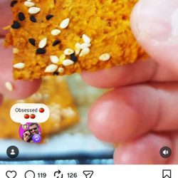 Tomato Oat Crackers