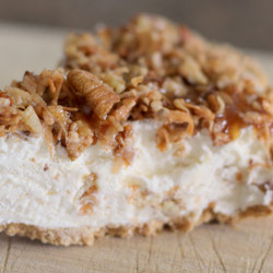 Freezer Caramel Drizzle Pie