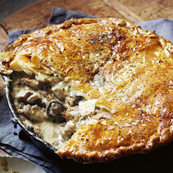 Chicken, Leek, Mushroom And Pancetta Pie Recipe