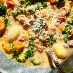 Creamy Butternut Squash And Gnocchi Soup