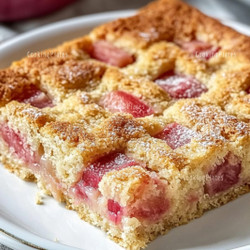 Rhubarb Torte