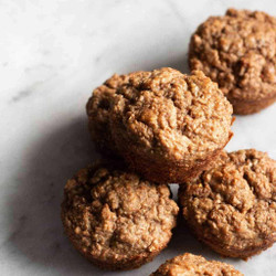 The Healthiest Banana Bran Muffins