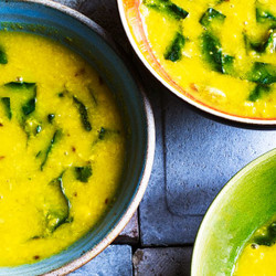 Indian Sweetcorn And Spinach Shorba