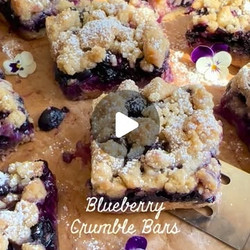 Blueberry Crumble Bars