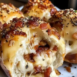 Garlic Bacon Cheeseburger Bites