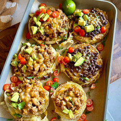 Loaded Taco Cabbage Steaks
