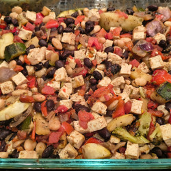 Baked Tofu &amp; Vegetables