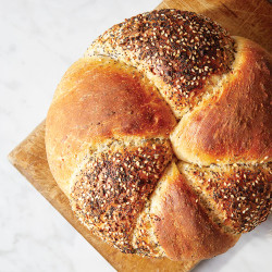 Asiago And Everything Bread