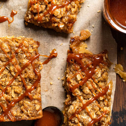 Vegan Apple Crisp Shortbread Bars