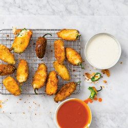 Snack Cheesy, Spicy Buffalo Jalapenos