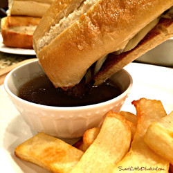Slow Cooker French Dip Sandwiches (easy)