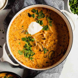 Creamy Hungarian Mushroom Soup