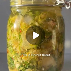 Sprout Kraut With Maple &amp; Chilli