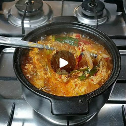 당면계란탕 Korean style glass noodles with egg