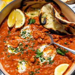 Muhammara Chickpea Skillet