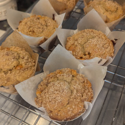 Rum butter muffins