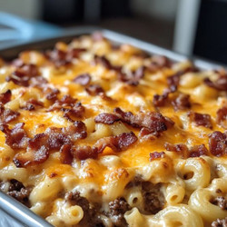 Baked Bacon Cheeseburger Mac And Cheese