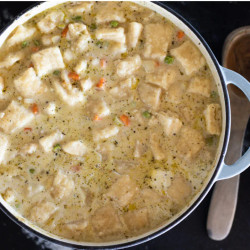Homemade Sourdough Discard Chicken Dumplings Recipe