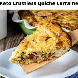 Keto Crustless Quiche Lorraine