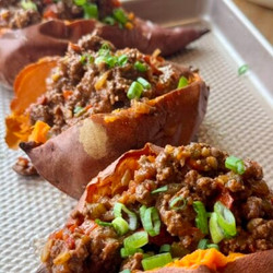 Sloppy Joe Sweet Potatoes