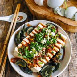 Spicy Cold Tofu (liangban Dofu)