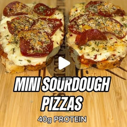 Mini Sourdough Pizza Toast