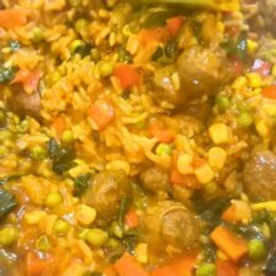 Old Fashioned Curried Sausages