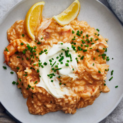 Creamy Shrimp Risotto With Mascarpone