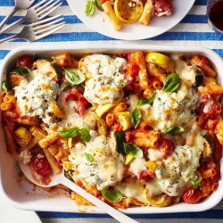 Baked Ziti With Summer Vegetables