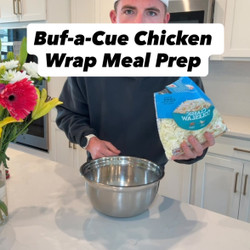 Buf-a-cue Chicken Wrap Meal Prep