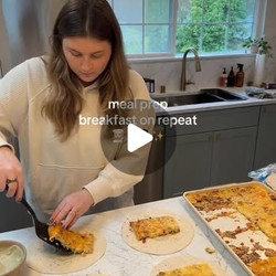 Meal Prep Sheet Pan Breakfast Burritos