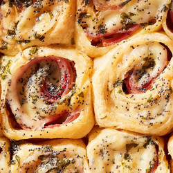 Ham Cheese Pinwheels